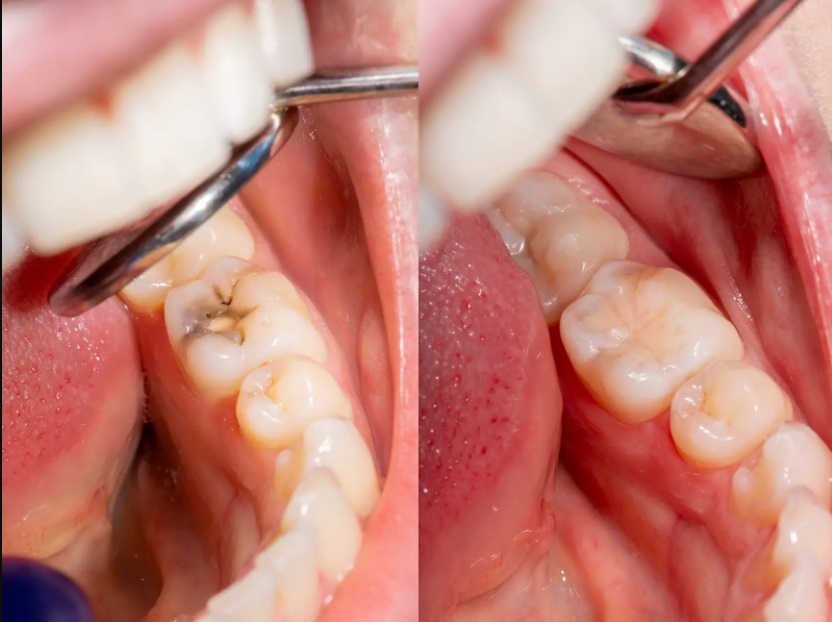 عصب کشی در ترمیم دندان
