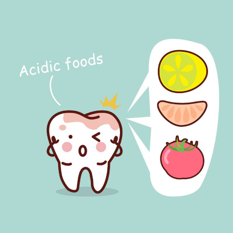 اسید عامل حساسیت دندان