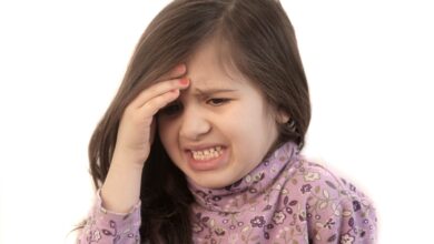 The cause of a child's headache