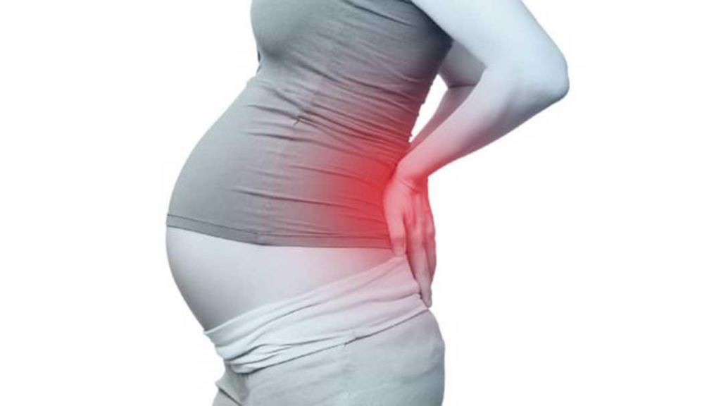 کمر درد خفیف در بارداری